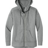District Womens Perfect Weight Hoodie Drop Shoulder Sweatshirt - Custom Embroidery