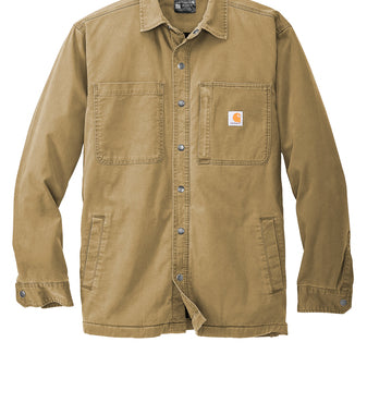 Carhartt Rugged Flex Fleece-Lined Shirt Jac -  Customized Logo