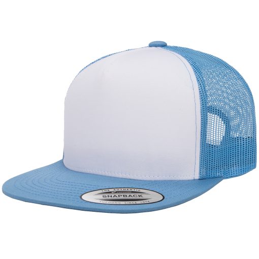 YP 6006 Flat Billed Trucker Hat - Custom Embroidery