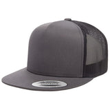 YP 6006 Flat Billed Trucker Hat - Custom Embroidery