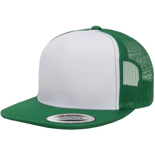 YP 6006 Flat Billed Trucker Hat - Custom Embroidery