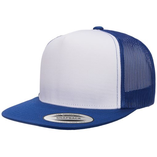 YP 6006 Flat Billed Trucker Hat - Custom Embroidery