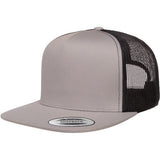 YP 6006 Flat Billed Trucker Hat - Custom Embroidery