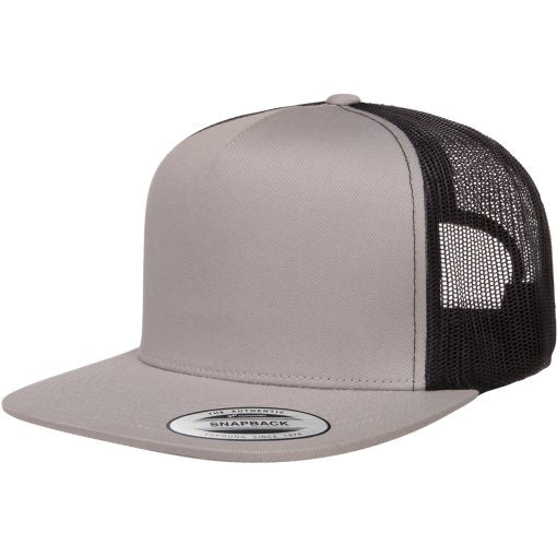 YP 6006 Flat Billed Trucker Hat - Custom Embroidery