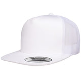 YP 6006 Flat Billed Trucker Hat - Custom Embroidery
