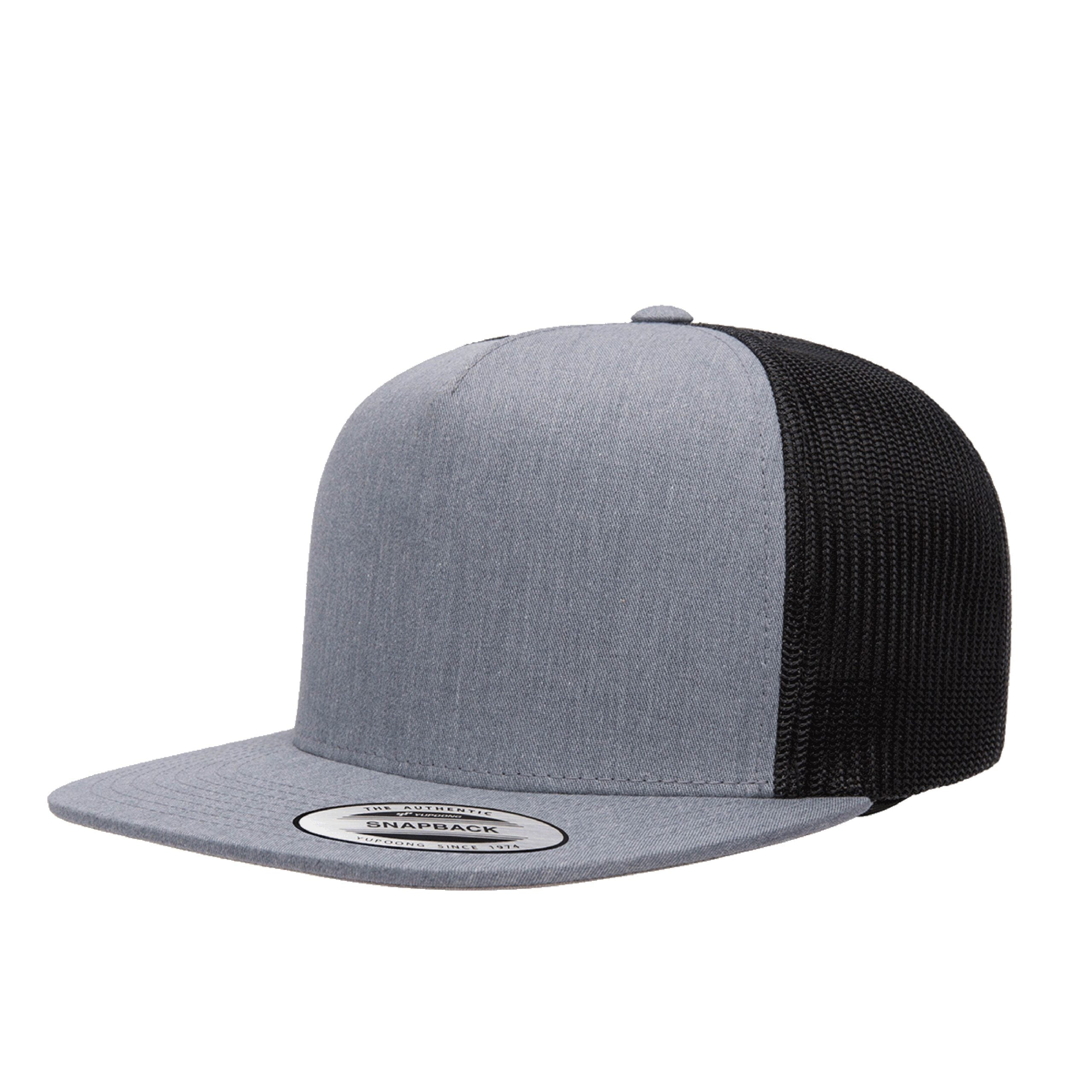 YP 6006 Flat Billed Trucker Hat - Custom Embroidery