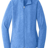 Port Authority® Ladies Heather Microfleece Full-Zip Jacket - Western Skies Design Company